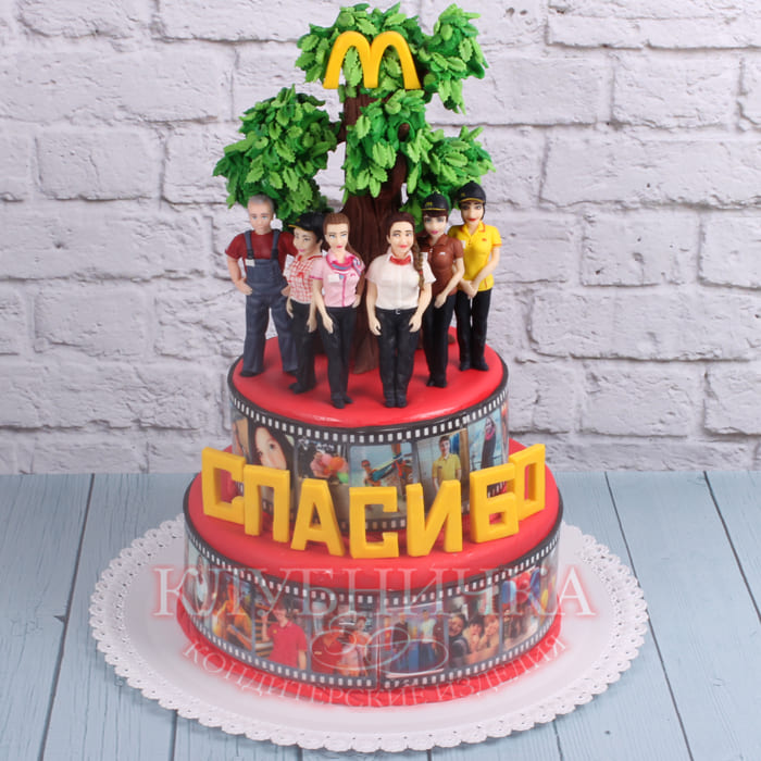 Торт "Макдоналдс дерево дружбы" 1800 р/кг + 15000 фигурки